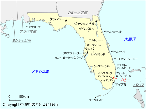 デビー地図