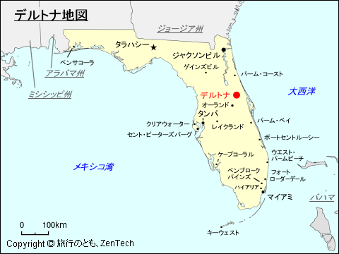 デルトナ地図