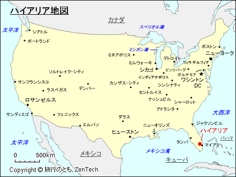 ハイアリア地図