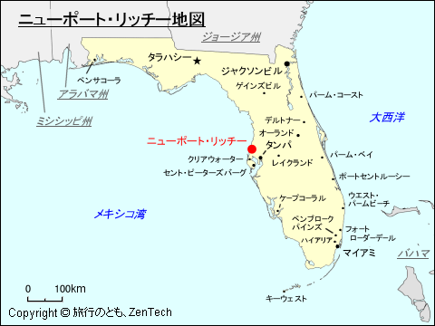 ニューポート・リッチー地図