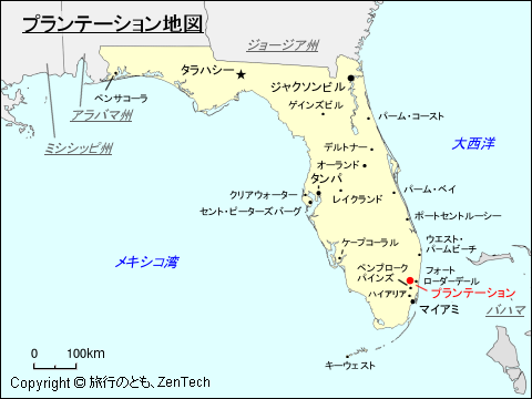 プランテーション地図