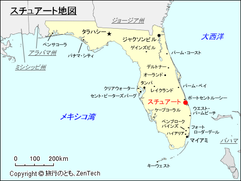 スチュアート地図