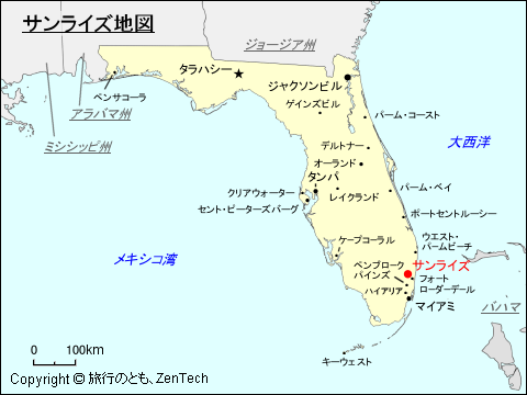 サンライズ地図