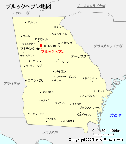 ブルックヘブン地図