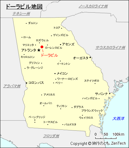 ドーラビル地図
