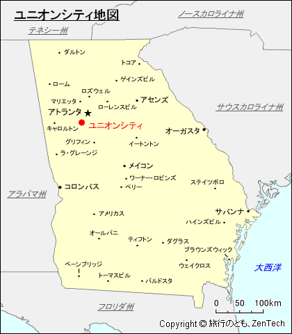 ユニオンシティ地図