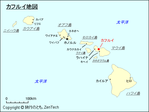 カフルイ地図