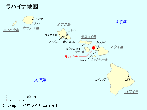 ラハイナ地図