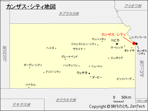 カンザスシティ地図