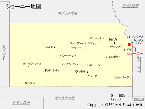 ショーニー地図