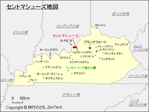 セントマシューズ地図