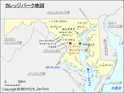 カレッジパーク地図