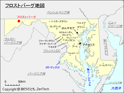 フロストバーグ地図