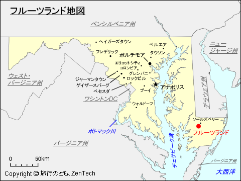 フルーツランド地図