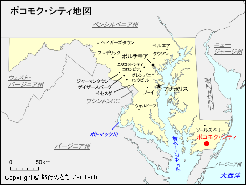 ポコモク・シティ地図