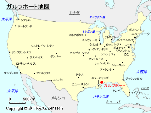 ガルフポート地図