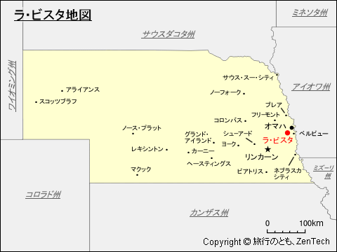 ラ・ビスタ地図