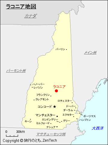 ラコニア地図