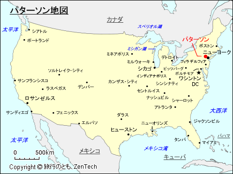 パターソン地図