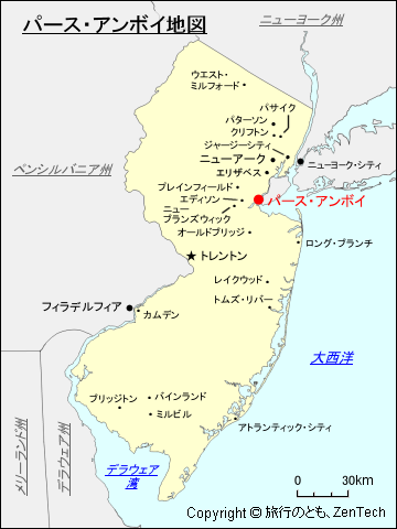 パース・アンボイ地図