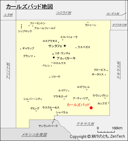 カールズバッド地図