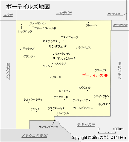 ポーテイルズ地図