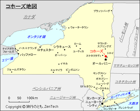 コホーズ地図