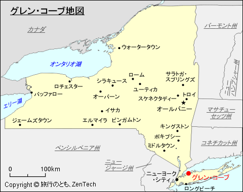 グレン・コーブ地図