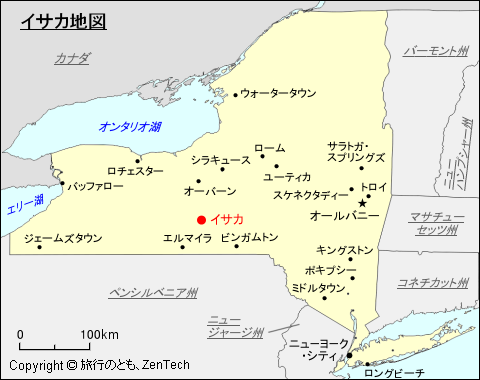 イサカ地図