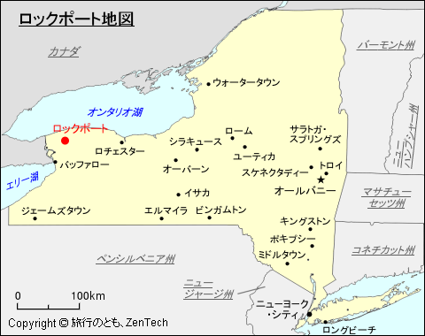 ロックポート地図