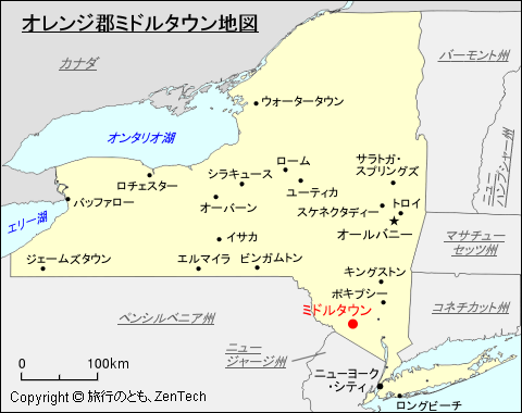 ミドルタウン地図