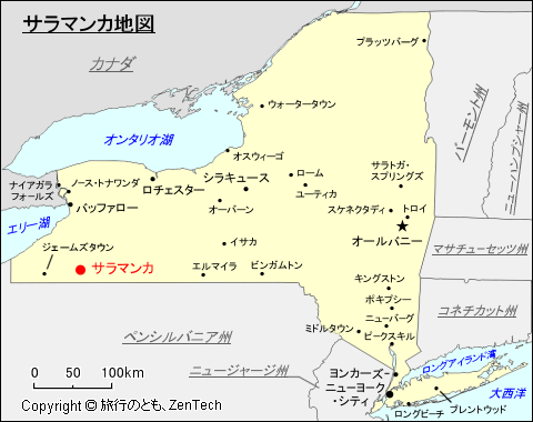 サラマンカ地図