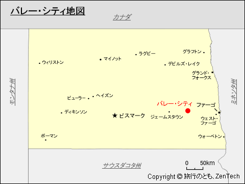 バレー・シティ地図