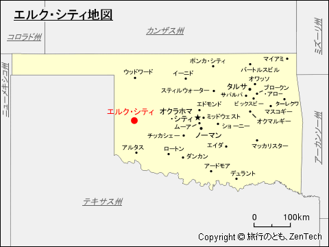 エルク・シティ地図