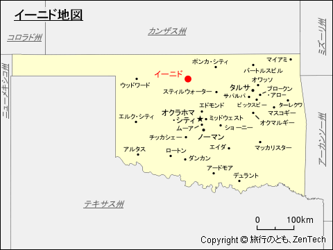 イーニド地図