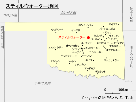 スティルウォーター地図