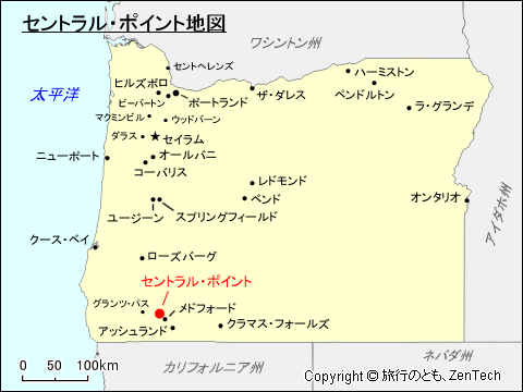 セントラル・ポイント地図