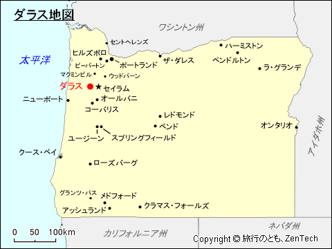 ダラス地図