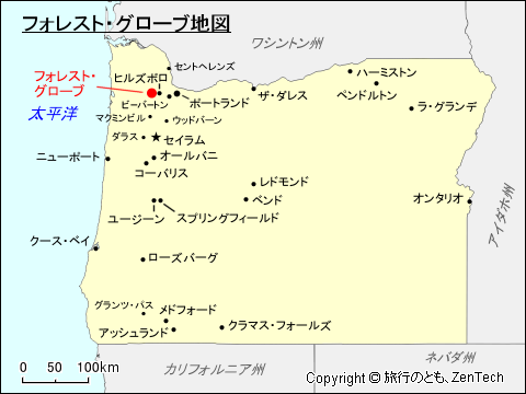 フォレスト・グローブ地図