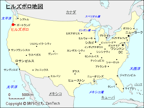 ヒルズボロ地図