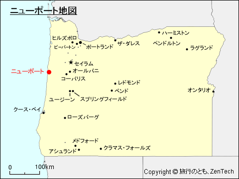 ニューポート地図