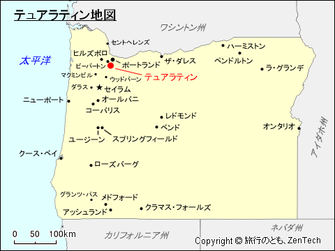 テュアラティン地図