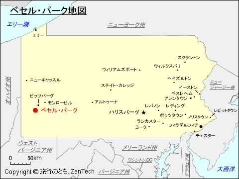 ベセル・パーク地図