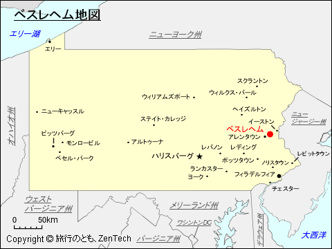 ベスレヘム地図