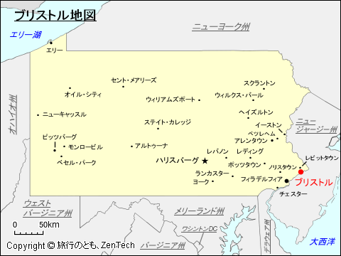 ブリストル地図