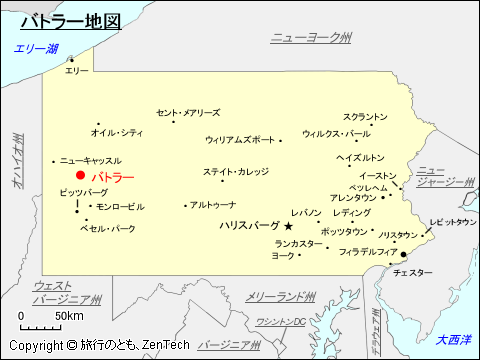 バトラー地図