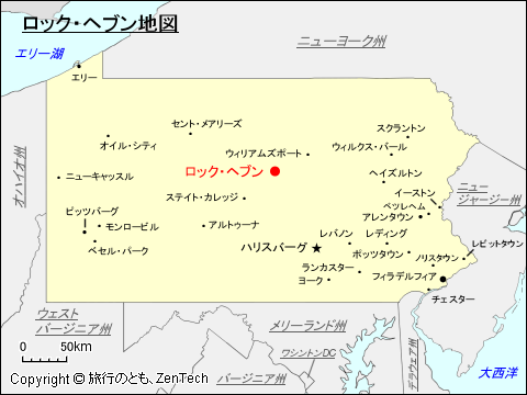 ロック・ヘブン地図