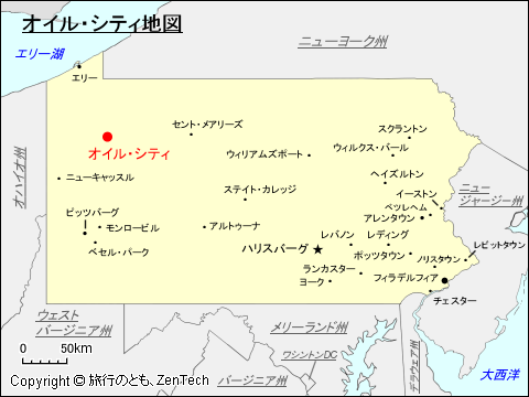 オイル・シティ地図