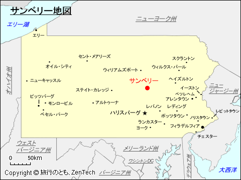 サンベリー地図