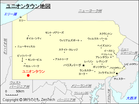 ユニオンタウン地図